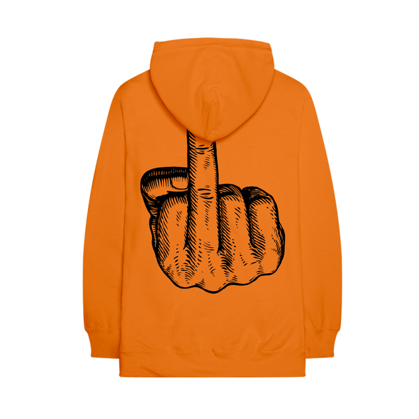 Middle discount finger sweatshirt